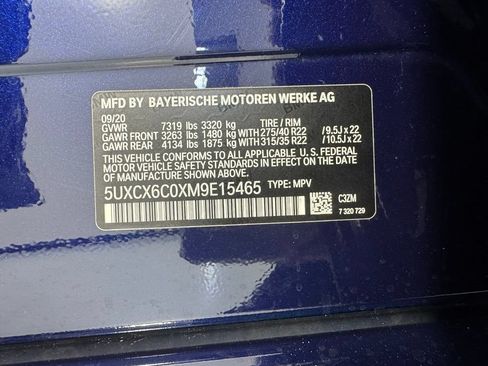 Used 2021 BMW X7 M50i w/ Dynamic Handling Package AWD/4WD image 20