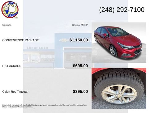 Used 2017 Chevrolet Cruze LT w/ Convenience Package FWD image 5