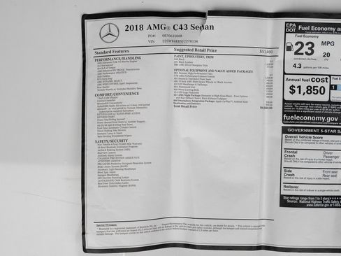 Used 2018 Mercedes-Benz C 43 AMG C 43 AMG image 85