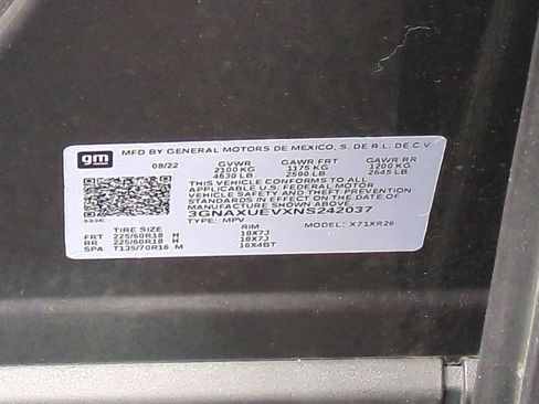 Certified 2022 Chevrolet Equinox LT image 33