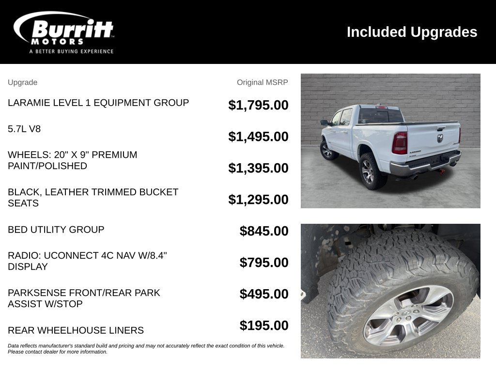 Used 2020 RAM 1500 Laramie AWD/4WD image 6