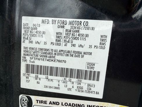 Used 2013 Ford F150 King Ranch w/ King Ranch Luxury Pkg image 13