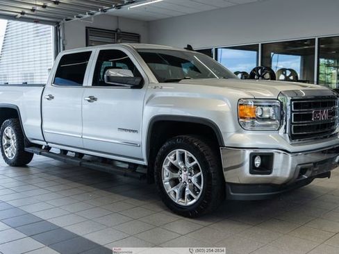 Used 2015 GMC Sierra 1500 SLT w/ SLT Crew Cab Value Package AWD/4WD image 1