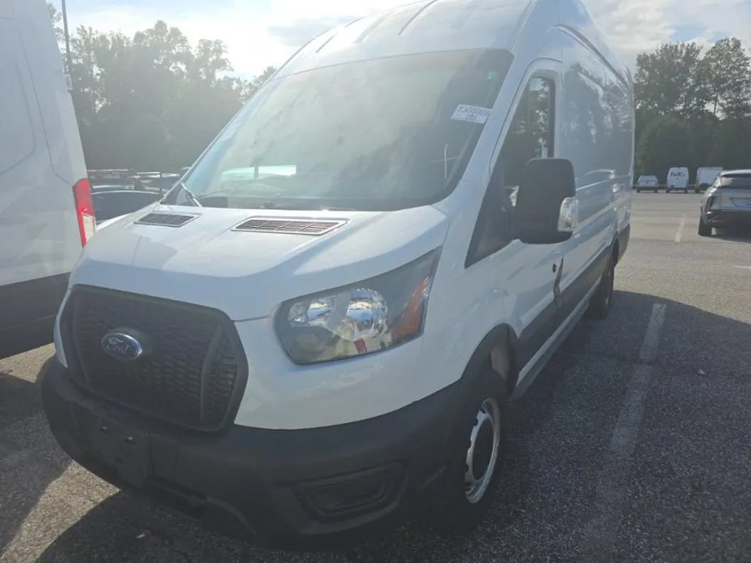 Used 2021 Ford Transit 350 148 High Roof Extended w/ Load Area Protection Package RWD image 1