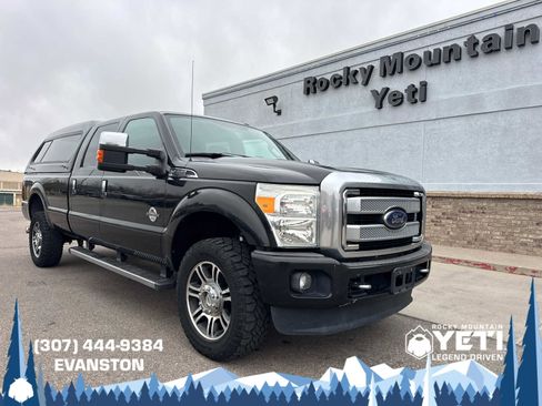 Used 2015 Ford F350 Platinum w/ Snow Plow Prep Package image 1