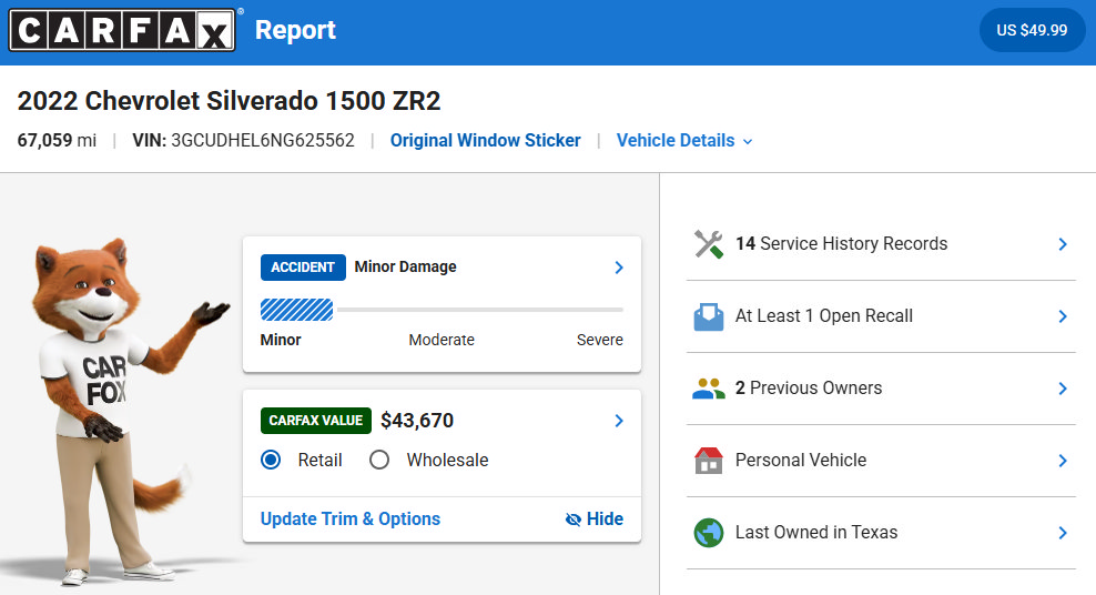Used 2022 Chevrolet Silverado 1500 ZR2 w/ Technology Package AWD/4WD image 36