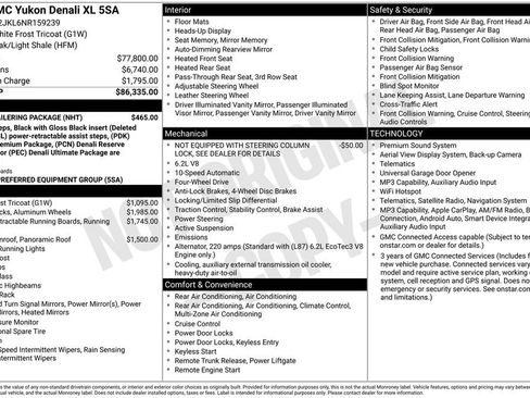 Certified 2022 GMC Yukon XL Denali w/ Max Trailering Package image 54
