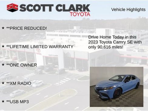 Used 2023 Toyota Camry SE w/ Convenience Package FWD image 13