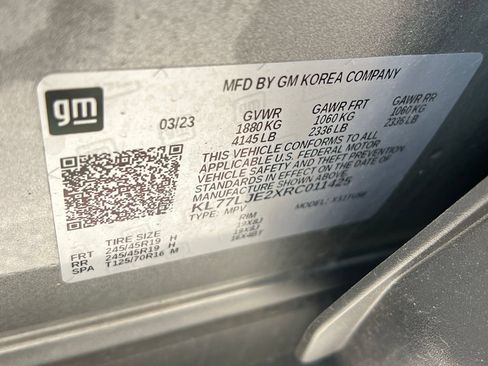 Used 2024 Chevrolet Trax RS w/ Sunroof Package FWD image 10