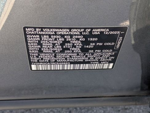 Used 2024 Volkswagen Atlas SE AWD/4WD image 37
