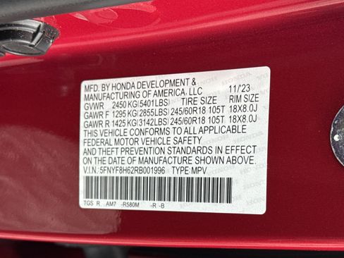 Certified 2024 Honda Passport TrailSport image 44
