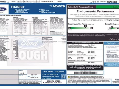 New 2026 Ford Transit 250 148 Medium Roof w/ Load Area Protection Package RWD image 27
