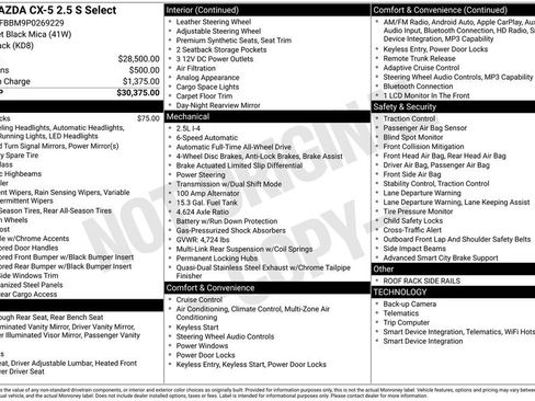 Used 2023 MAZDA CX-5 AWD 2.5 S w/ Select Package image 9