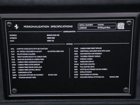 Certified 2019 Ferrari 812 Superfast image 49