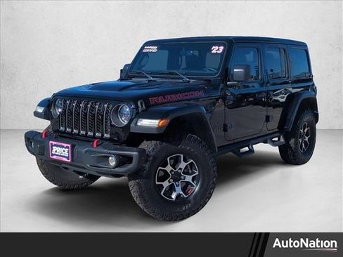 Used 2023 Jeep Wrangler Unlimited Rubicon w/ Steel Bumper Group image 1