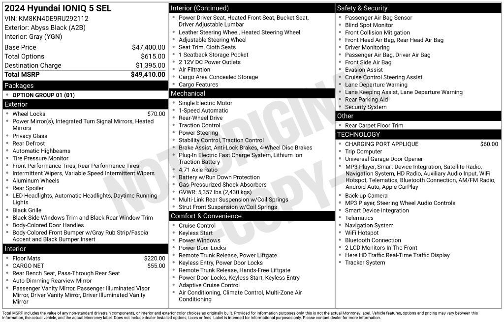 Certified 2024 Hyundai Ioniq 5 SEL RWD image 5