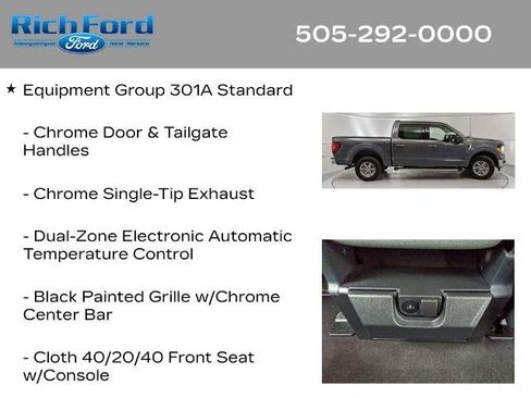 Certified 2025 Ford F150 XLT w/ Equipment Group 301A Standard image 11