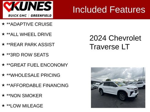 Used 2024 Chevrolet Traverse LT AWD/4WD image 3