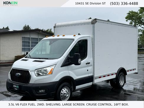 Used 2020 Ford Transit 350 DRW w/ Interior Upgrade Package RWD image 1