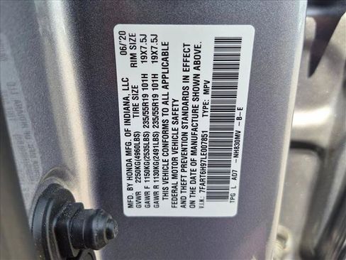 Certified 2020 Honda CR-V Touring image 15