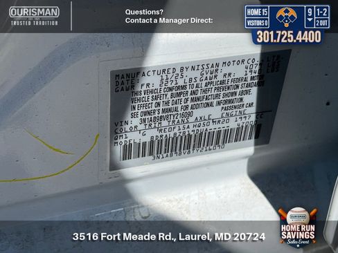 New 2026 Nissan Sentra S w/ Floor Mat Package FWD image 28