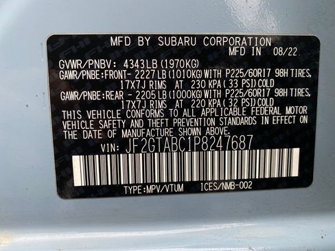 Certified 2023 Subaru Crosstrek 2.0i image 48
