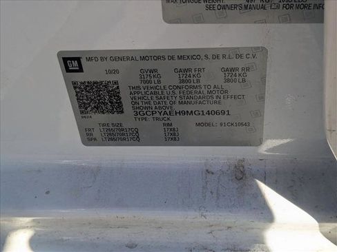 Used 2021 Chevrolet Silverado 1500 W/T w/ WT Fleet Convenience Package image 15