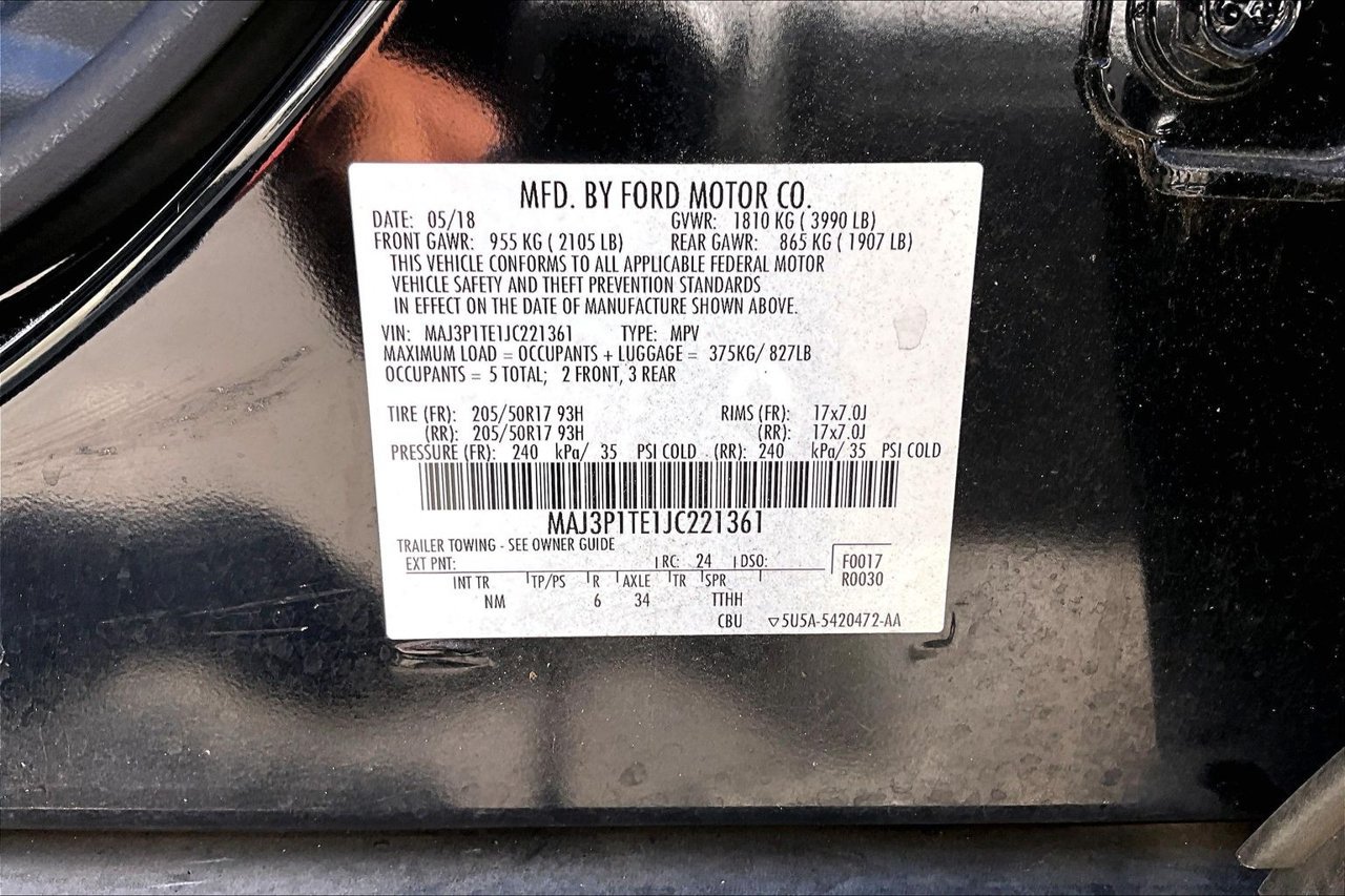 Used 2018 Ford EcoSport SE w/ SE Convenience Package FWD image 16