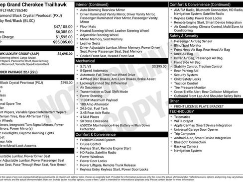 Used 2021 Jeep Grand Cherokee Trailhawk w/ Trailhawk Luxury Group image 4