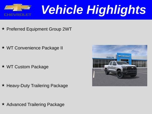 New 2026 Chevrolet Colorado W/T w/ WT Custom Package RWD image 2