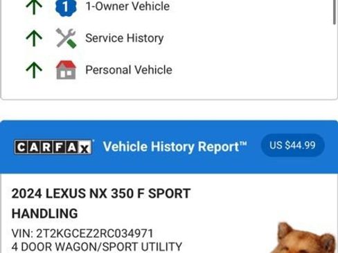 Used 2024 Lexus NX 350 F Sport image 5