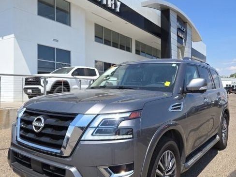 Used 2023 Nissan Armada SL w/ Captain's Chairs Package image 1