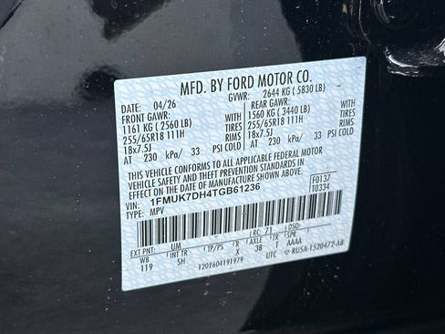 New 2026 Ford Explorer Active w/ Active Comfort Package RWD image 28