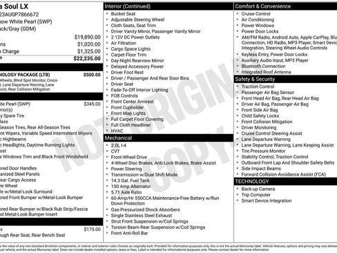 Used 2023 Kia Soul LX w/ LX Technology Package FWD image 6