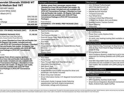 Used 2023 Chevrolet Silverado 3500 W/T w/ Gooseneck/5TH Wheel Package