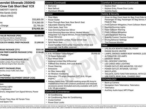 New 2026 Chevrolet Silverado 2500 Custom w/ Custom Value Package image 10