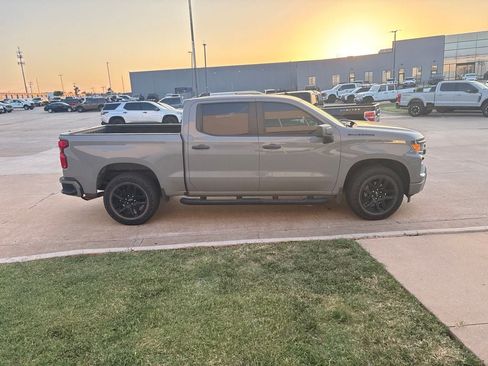 Used 2024 Chevrolet Silverado 1500 Custom w/ Turbomax Blackout Package AWD/4WD image 2