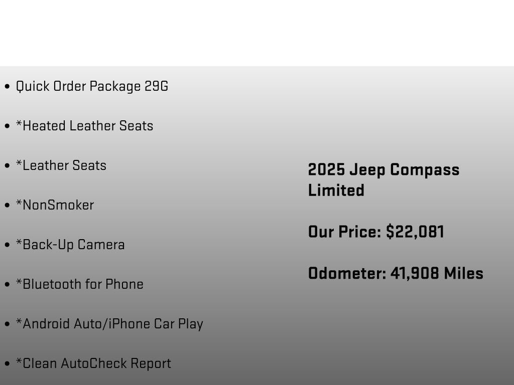 Used 2025 Jeep Compass Limited AWD/4WD image 6