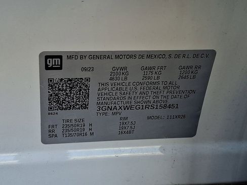 Used 2024 Chevrolet Equinox RS AWD/4WD image 28