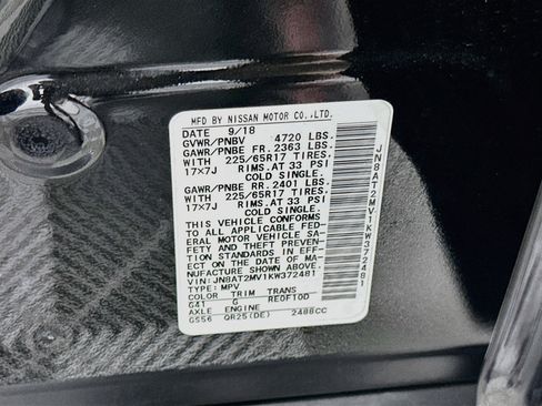 Used 2019 Nissan Rogue SV AWD/4WD image 12