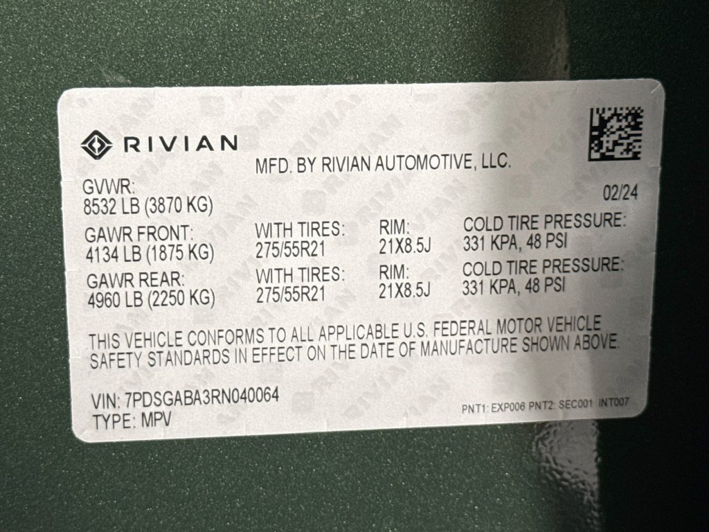 Used 2024 Rivian R1S Adventure Quad AWD/4WD image 41