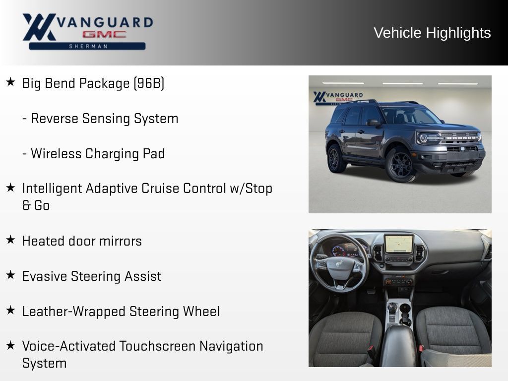 Used 2021 Ford Bronco Sport Big Bend w/ Big Bend Package (96B) AWD/4WD image 11