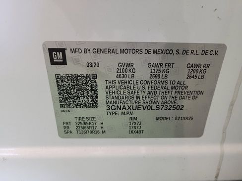 Used 2020 Chevrolet Equinox LT image 33