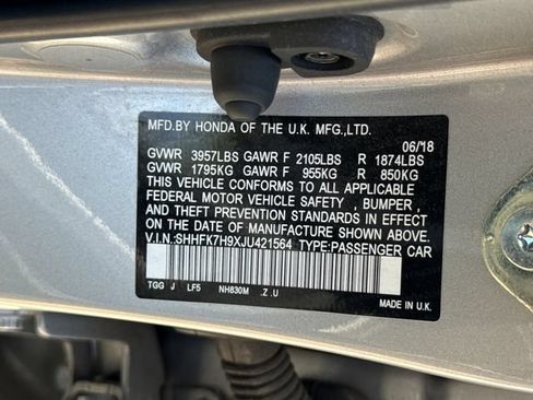 Used 2018 Honda Civic Sport Touring image 18