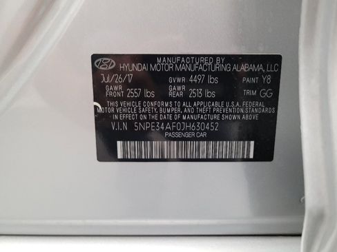 Used 2018 Hyundai Sonata SEL w/ Tech Package 02 FWD image 33