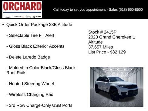 Used 2023 Jeep Grand Cherokee L Laredo AWD/4WD image 11