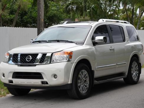 Used 2015 Nissan Armada Platinum w/ 2nd Row Captain Seat Package RWD image 4