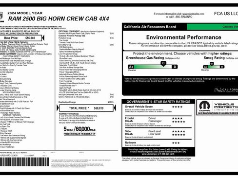 Certified 2024 RAM 2500 Big Horn w/ Bed Utility Group image 18