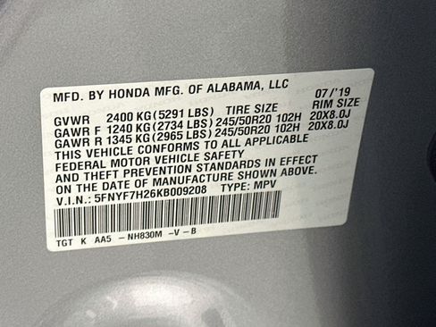 Used 2019 Honda Passport Sport image 12