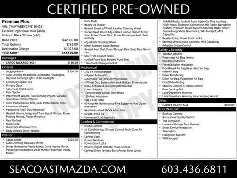 Used 2023 MAZDA CX-50 2.5 Turbo w/ Cargo Package image 2